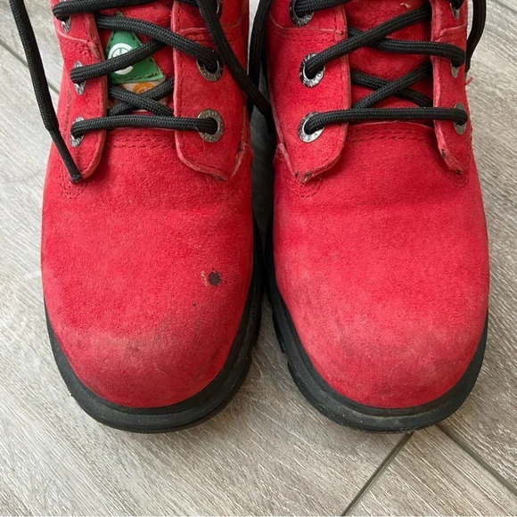 Wolverine Red Safety Protective Field Leather Workboots - Picture 4 of 15